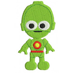 Stickmuster - Roboter Robo 5